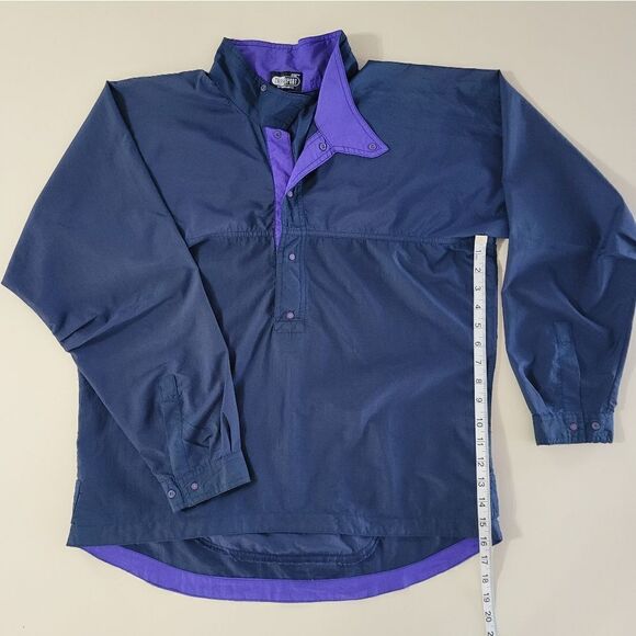 Terramar Sports Men's Nylon Long Sleeve Half-Snap Pullover Top - Picture 5 of 13